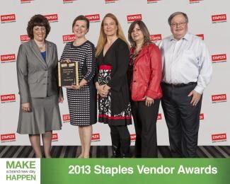 Lauréats du Prix du fournisseur de l’année 2013 de Staples Canada/Bureau en Gros
