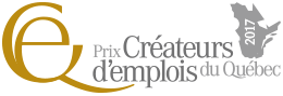 Logo des Prix Créateurs d’emplois du Québec de 2017